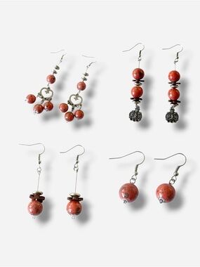 🌸New🌸 4 pairs earring sets fashion jewelry cute